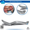 Minnesota cheek retractor on a white background