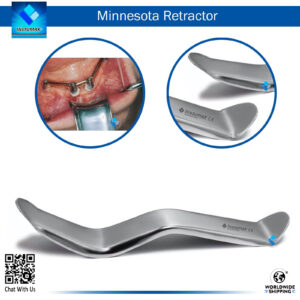Minnesota cheek retractor on a white background