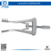 OR Grade Alm Self-Retaining Retractor 4" 4x4 Blunt Prongs