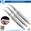 Versatile buccal tube tweezer designed for accurate gripping and placement of buccal tubes in orthodontic procedures.
