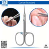 Fine Point Cuticle Scissors with Big Rings for Enhanced Control