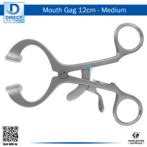 Dental Surgical Retractor Mouth Gag 12cm Medium
