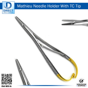Mathieu Needle Holder with TC Tip Inserts