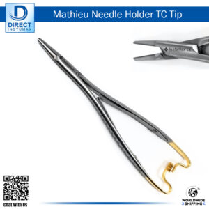 Mathieu Needle Holder with TC Tip Inserts