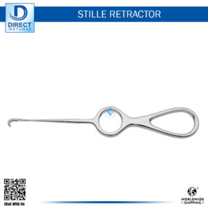 Stille Retractor with Two Blunt Prongs
