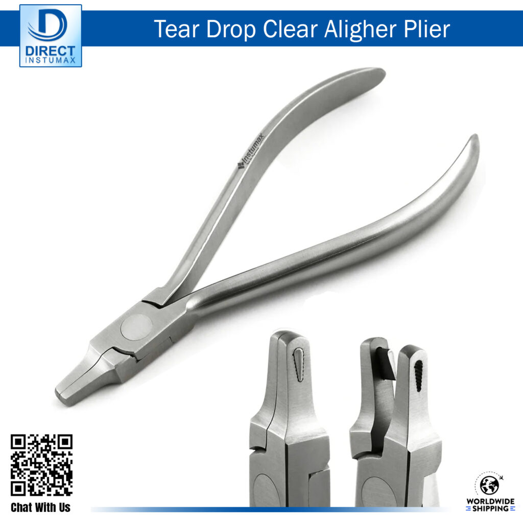 Tear Ridges Dimpling Dental Mini Dot Dimple Plier | Precision Clear Aligner Tool