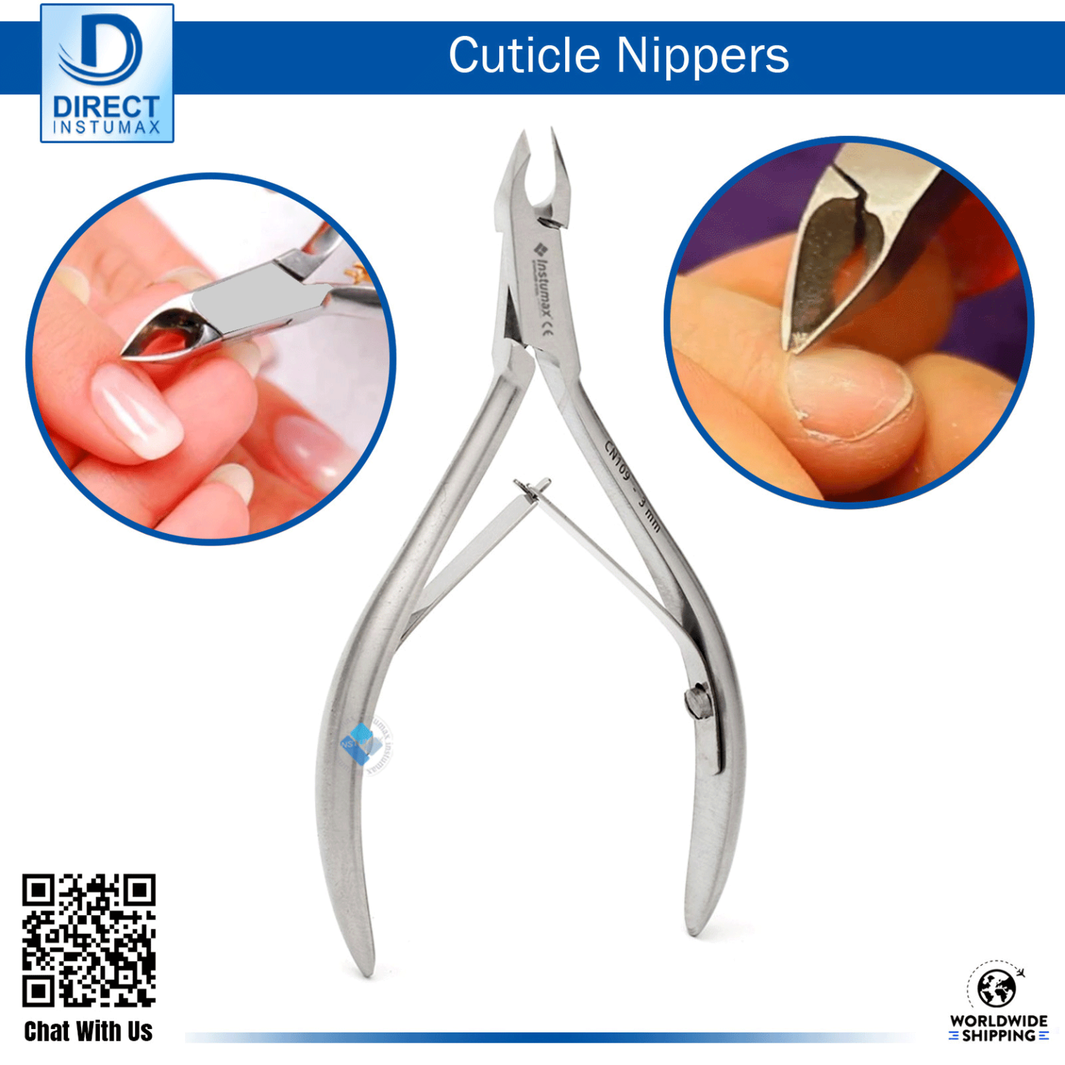 Buy Cuticle Nipper with Plain Handle – Essential Nail Care Tool