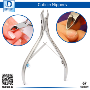 Cuticle Nipper Plain Handle Big Point on a clean background